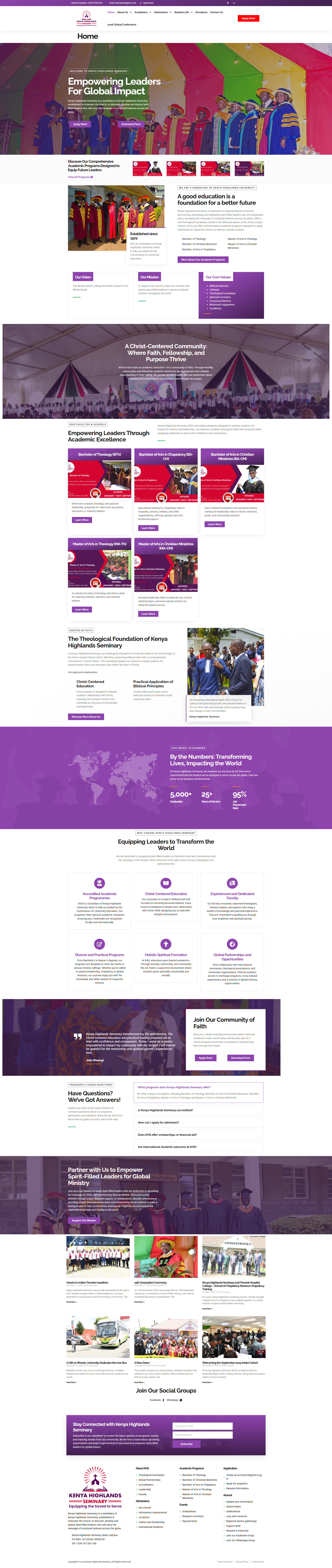 Kenya Highlands Seminary