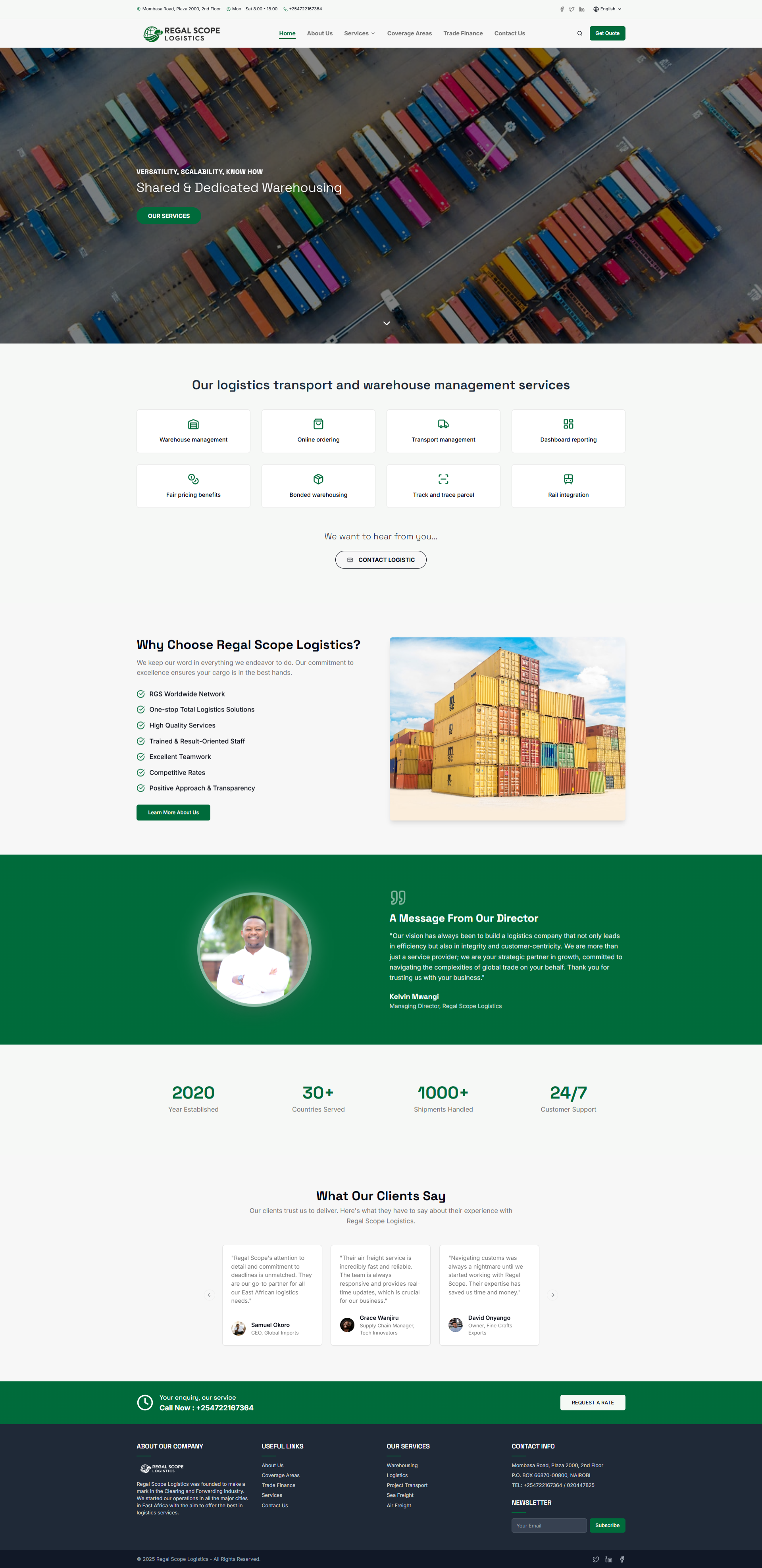 Regal Scope Logistics